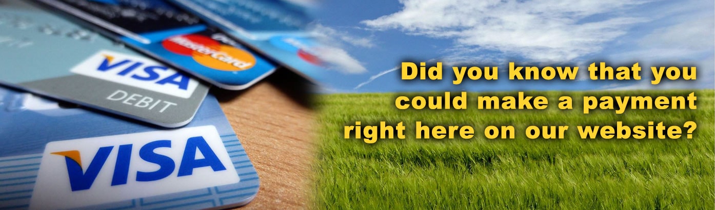 Did you know you can make a payment right here on our website?